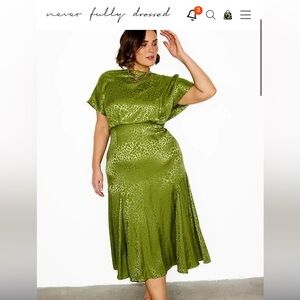 Never fully dressed Erin jacquard print dress